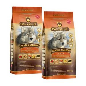 WOLFSBLUT Adult Alaska, au Saumon et aux Pommes de terre 2x12,5 kg