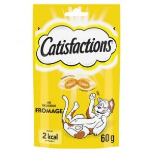 Dreamies CATISFACTIONS Friandises pour chat et chaton 6 x 60 g Fromage