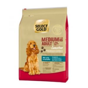 SELECT GOLD Sensitive Adulte Medium Saumon & pommes de terre 4 kg
