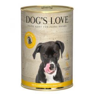 DOG'S LOVE Adult Viande Pure B.A.R.F. 6x400g Poulet