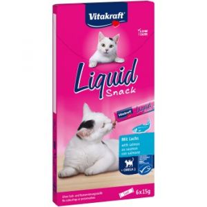 Vitakraft Friandise liquide Cat 11x6 pièces au saumon 66x15 g