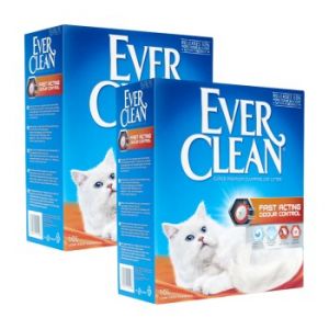 Ever Clean Litière agglomérante Fast Acting Odour Control 2x10 l