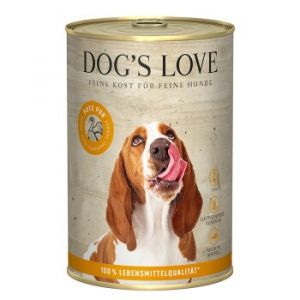 DOG'S LOVE Adult Viande Pure B.A.R.F. 6x400g Dinde