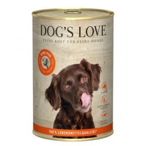 DOG'S LOVE Adult Viande Pure B.A.R.F. 6x400g Bœuf