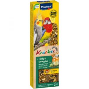 Vitakraft craker pour perruches 4&nbsp;x 2 Miel et eucalyptus