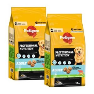 Pedigree Professional Nutrition Adult Bœuf et légumes 2x12 kg