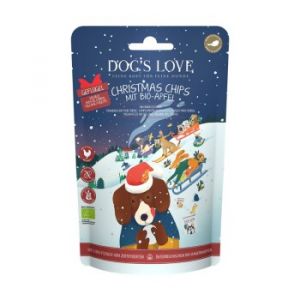 DOG'S LOVE Dog’s Love Bio Christmas Chips aux pommes, 150 g