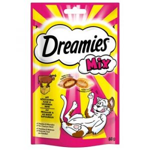 Dreamies Mix 6 x 60 g Fromage et b&oelig;uf