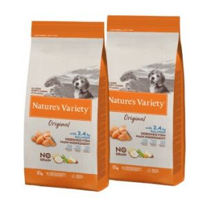 Nature's Variety Original Puppy No Grain au saumon sans arrêtes 2x12 kg