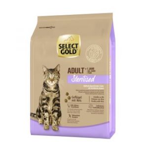 SELECT GOLD Sterilised Adult Volaille & riz 2,5 kg