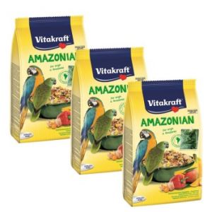 Vitakraft Nourriture d&rsquo;origine Amazonian Amazones 750 g 3x750 g