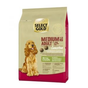 SELECT GOLD Sensitive Adulte Medium Canard aux pommes de terre 1 kg