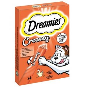 Dreamies Snack Crémeux Adulte 44x10 g Poulet