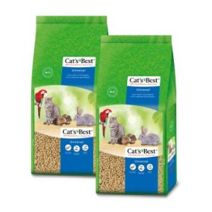 Cat's Best Litière absorbante biodégradable Universal 2x40 l