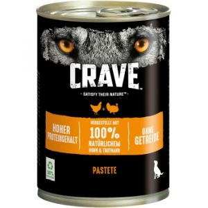 CRAVE Conserve Adult Poulet et dinde 12x400 g