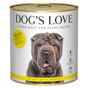 DOG'S LOVE L'AMOUR DU CHIEN Adulte Poulet 6x800 g