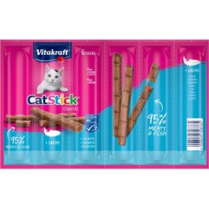Vitakraft Cat-Stick mini 10 x 6 pièces Saumon MSC
