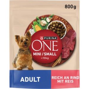 Purina ONE Mini Adult Riche en bœuf 3x800 g