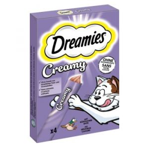 Dreamies Snack Crémeux Adulte 44x10 g Canard