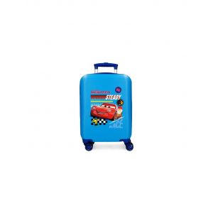 Valise disney abs 50 cm 4r cars lets race bleu