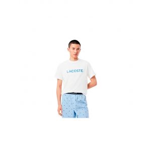 T-shirt de pyjama lacoste tee-shirt de pyjama homme blanc