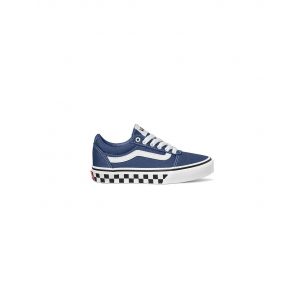 Chaussures vans ward yt checker sidewall stv navy/white enfant