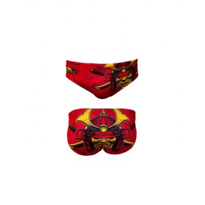 Maillot de bain turbo homme waterpolo samurai italia red print