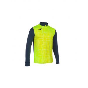 Sweat sans capuche joma elite viii homme/enfant marine jaune fluo