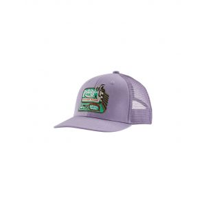 Casquette patagonia trucker heat enfant pourpre