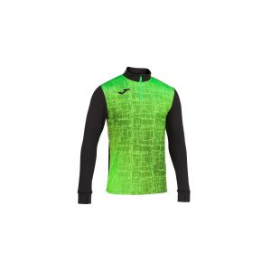 Sweat sans capuche joma elite viii homme/enfant noir vert fluo