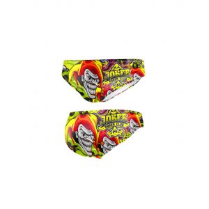 Maillot de bain turbo homme waterpolo joker new red printed