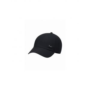 Casquette nike dri-fit club unstructured metal swoosh cap noir/gr