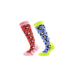Chaussettes de ski sinner animal 2 pack children's