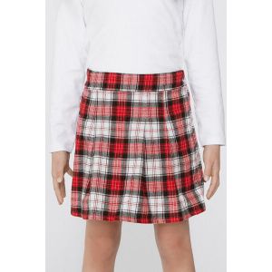 Tezenis Jupe Plissée en Flanelle Écossaise Fille Rouge Taille 10-11