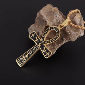 Collier Pendentif Amulette Croix D'Ankh Egypte