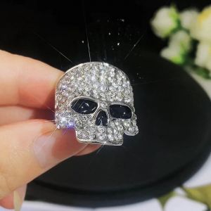 Bague Tête de Mort en Strass