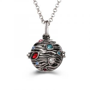 Collier Femme Enceinte Bola de Grossesse avec Pendentif Creux