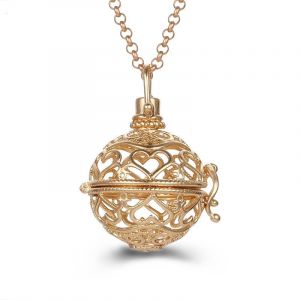 Collier Femme Enceinte Bola de Grossesse avec Pendentif Creux