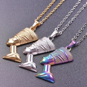 Collier avec Pendentif Egyptien de Nefertiti