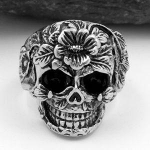 Bague Homme T&ecirc;te de Mort
