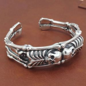 Bracelet T&ecirc;te de Mort Squelette