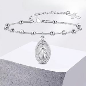 Bracelet Vierge Marie Chr&eacute;tienne