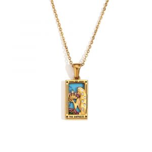 Collier avec Pendentif Tarot