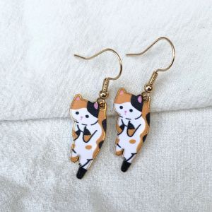 Boucles d'Oreille Chat Cute