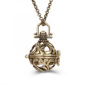 Collier Femme Enceinte Bola de Grossesse avec Pendentif Creux