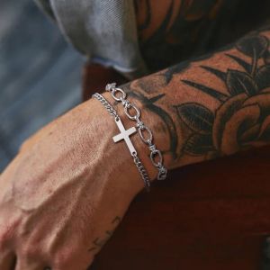 Bracelet Croix Homme