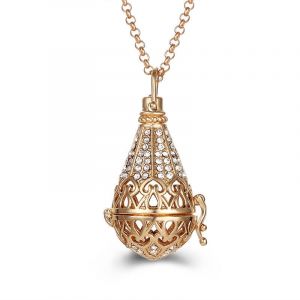 Collier Femme Enceinte Bola de Grossesse avec Pendentif Creux