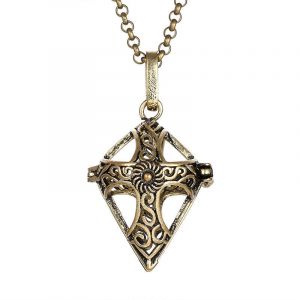 Collier Femme Enceinte Bola de Grossesse avec Pendentif Creux