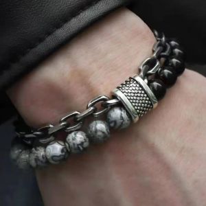 Bracelet Ethnique de Style Punk Homme