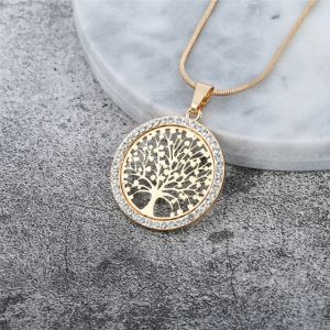 Collier Pendentif Arbre de Vie Femme
